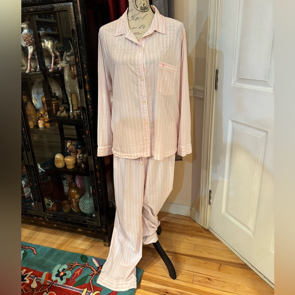 Victoria’s Secret Striped 2 Piece Pajama Set
